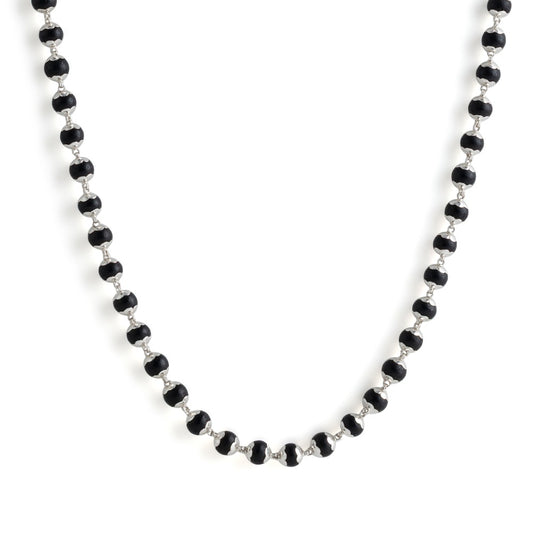 Black Karingali bead necklace