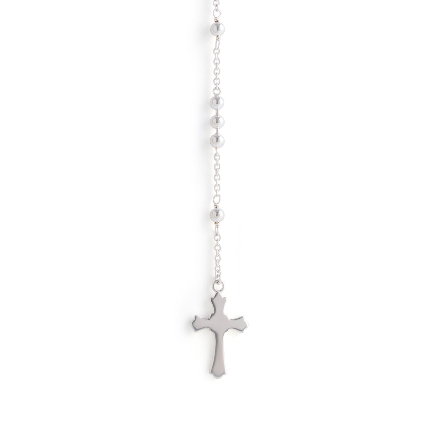 Plain cross rosary chain
