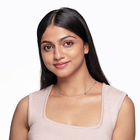 Heart Enamel Necklace