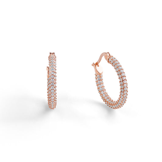 Bauble rounded hoops