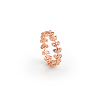 Leaf band Ring