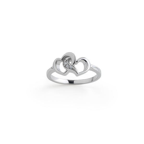 Entwined Hearts Ring