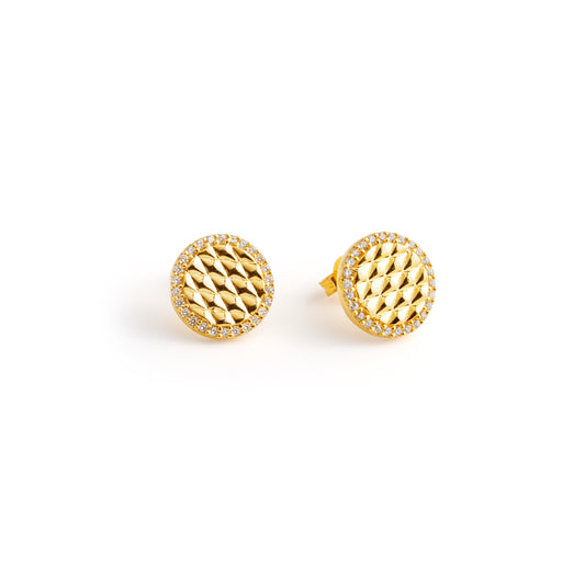 Sun textured studs