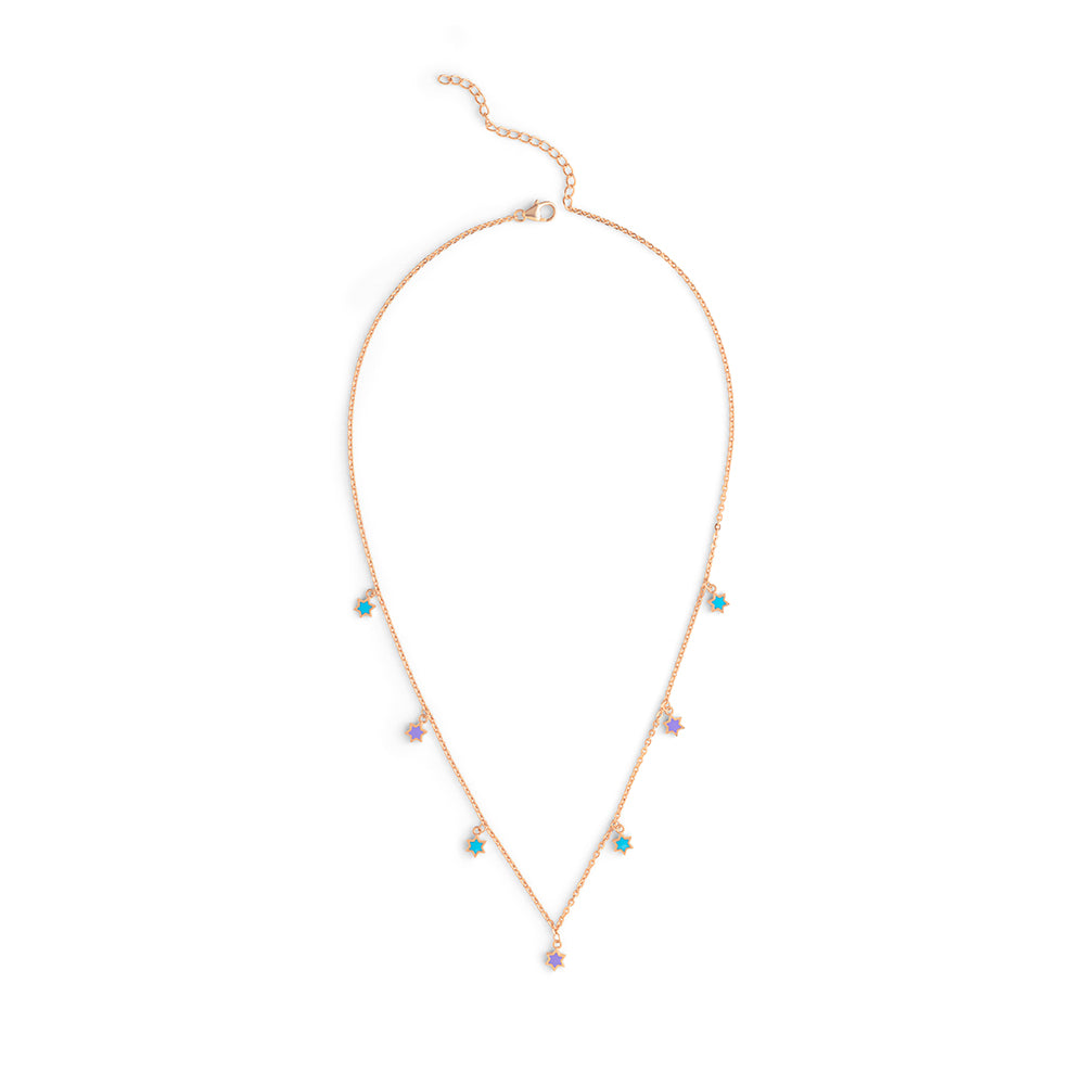 Aster Enamel Necklace