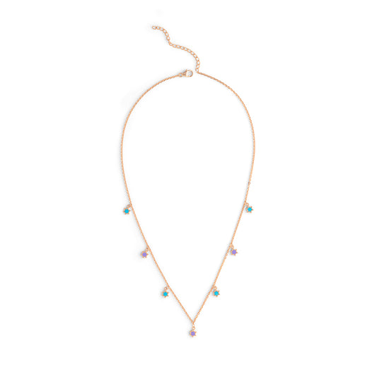 Aster Enamel Necklace