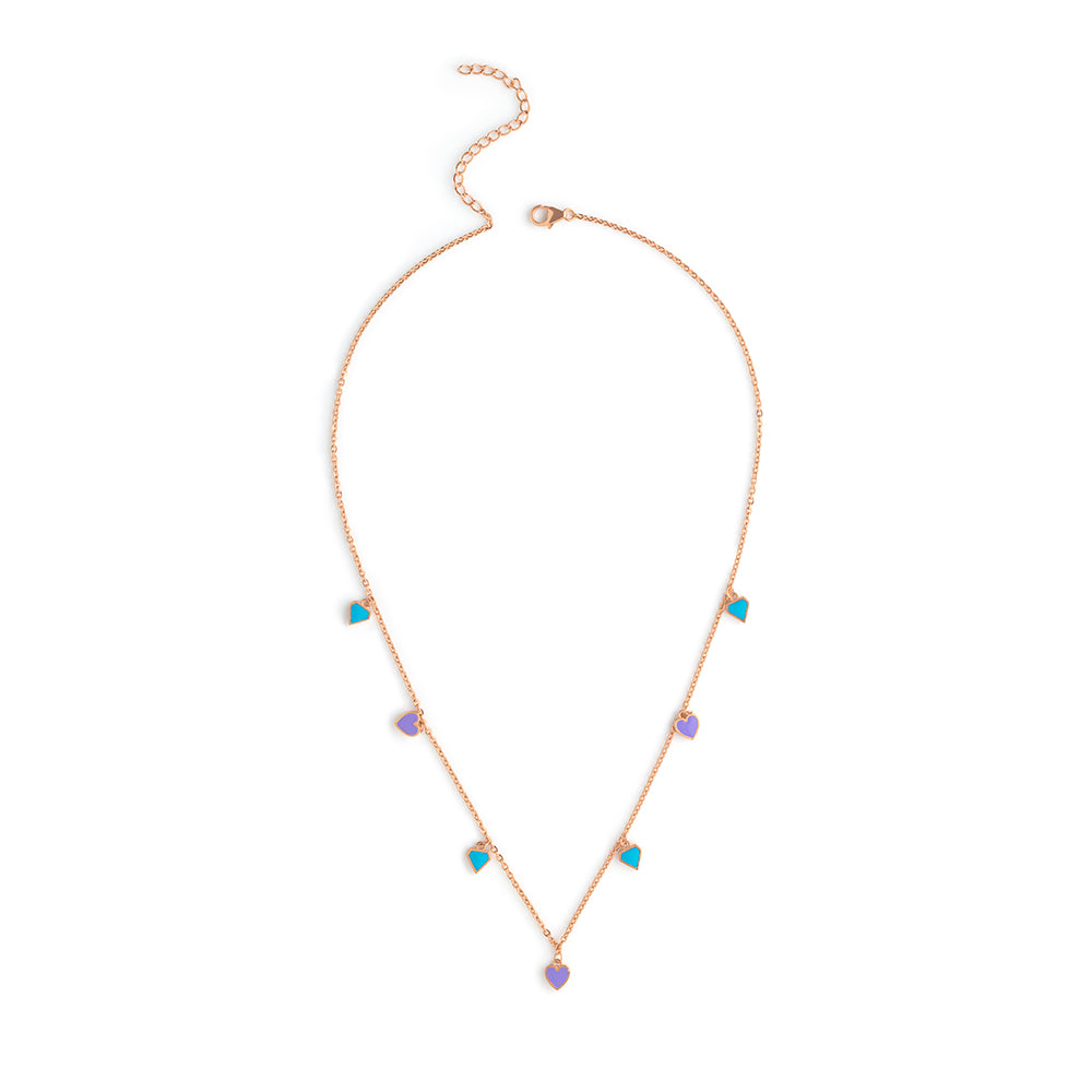 Heart Enamel Necklace