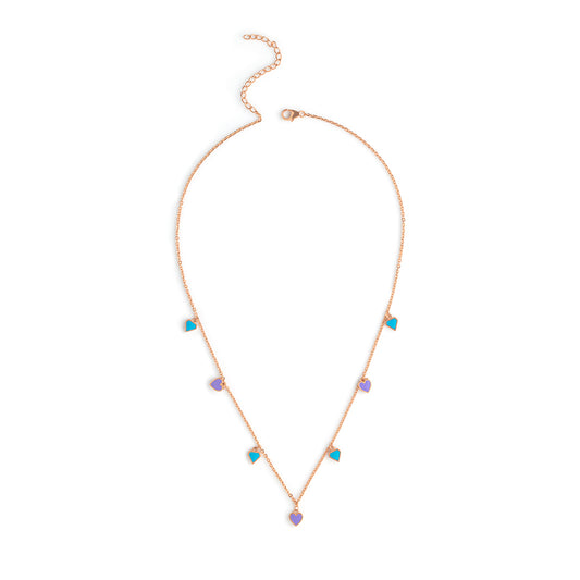 Heart Enamel Necklace