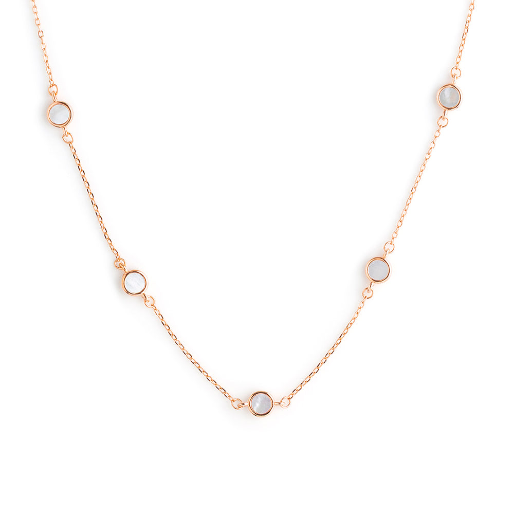 MOP Station Necklace