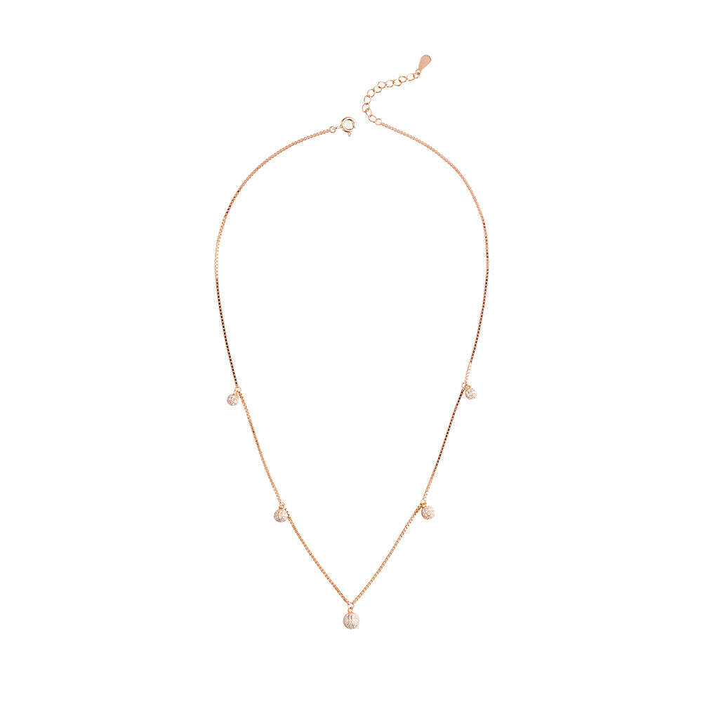 Disco Ball Drop Necklace