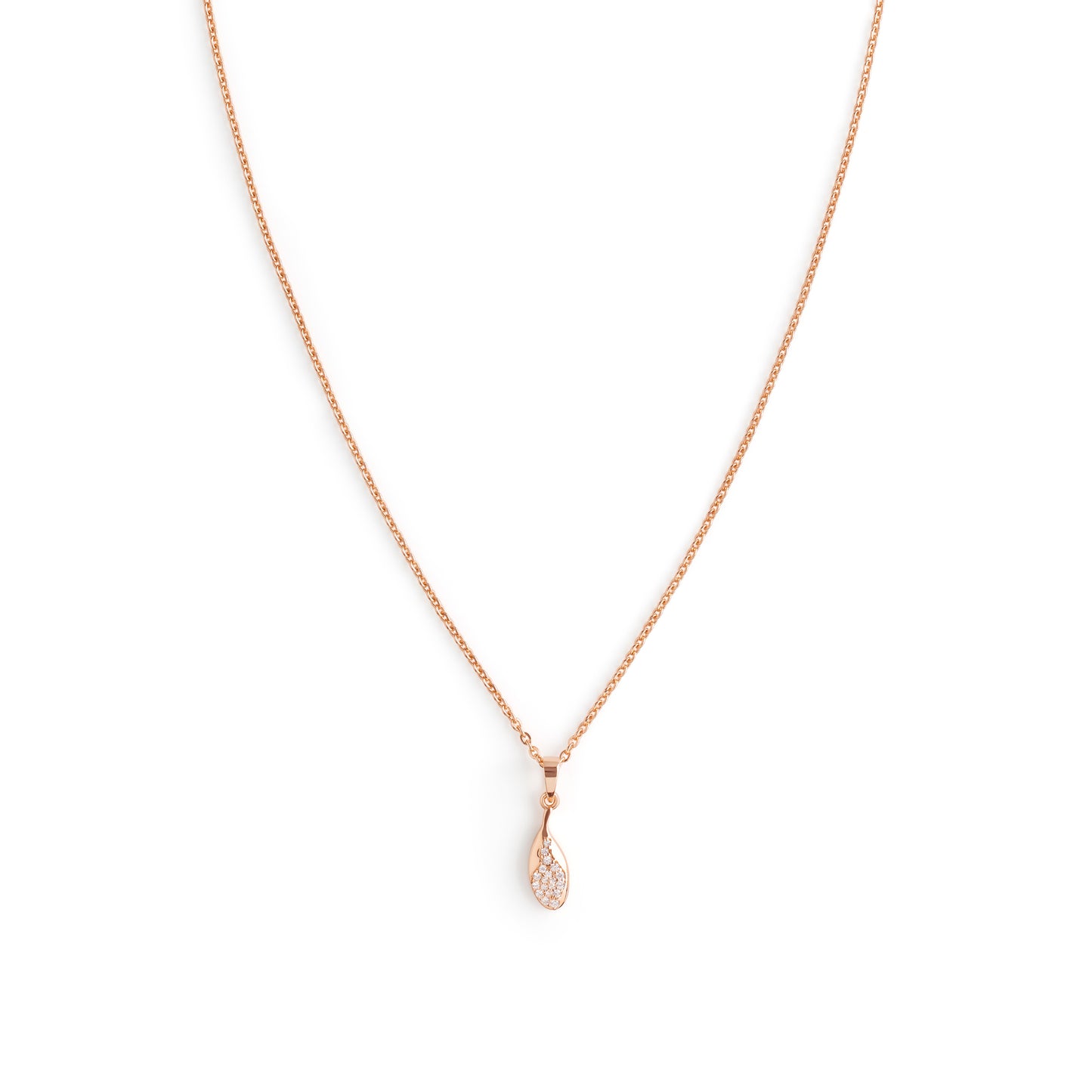 Mini Leaf Pendant Necklace