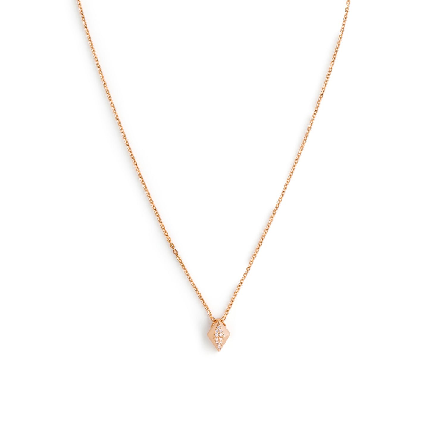 Domed Kite Pendant Necklace