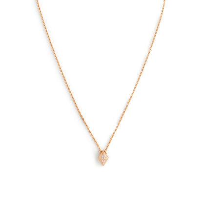 Domed Kite Pendant Necklace