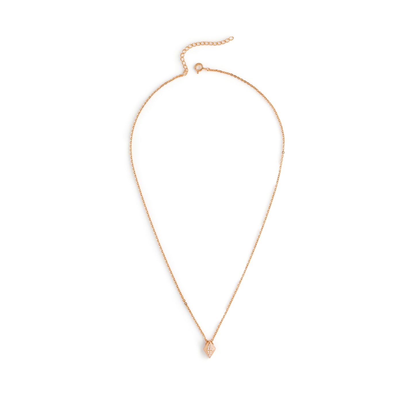 Domed Kite Pendant Necklace