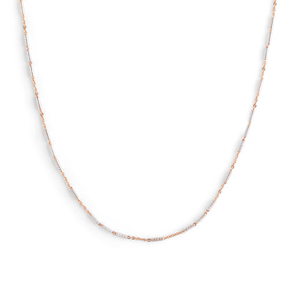 Twisted Tube Dual Tone Chain