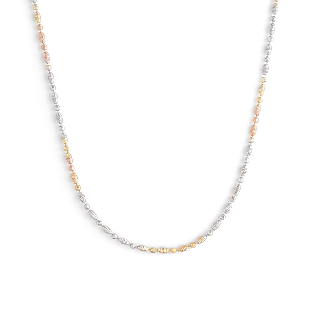 Ovoid Three Tone Chain