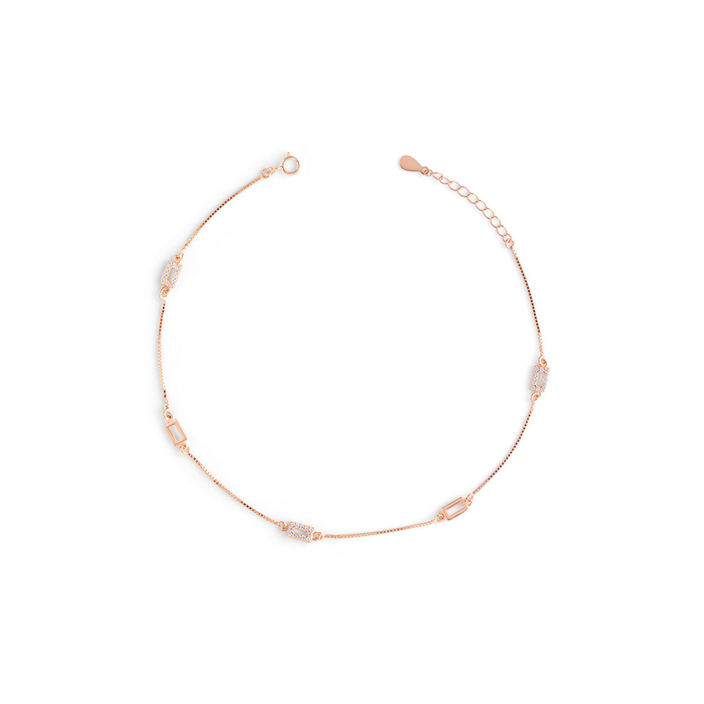 Rectangle Station Anklet