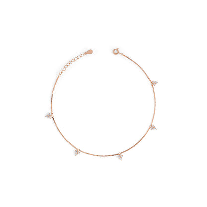 Triangle Drop Anklet