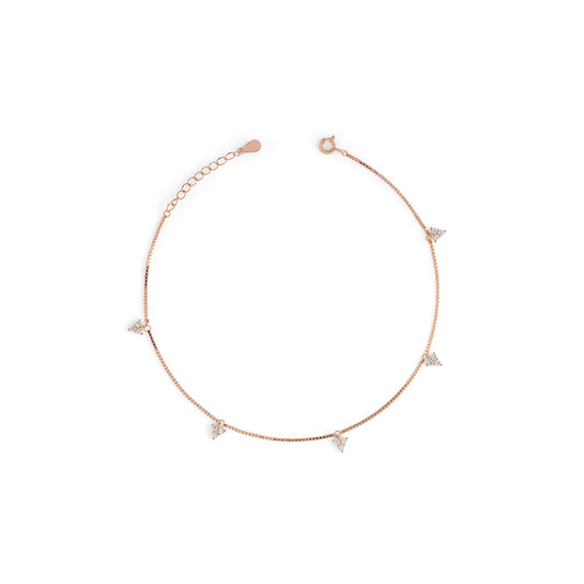 Triangle Drop Anklet