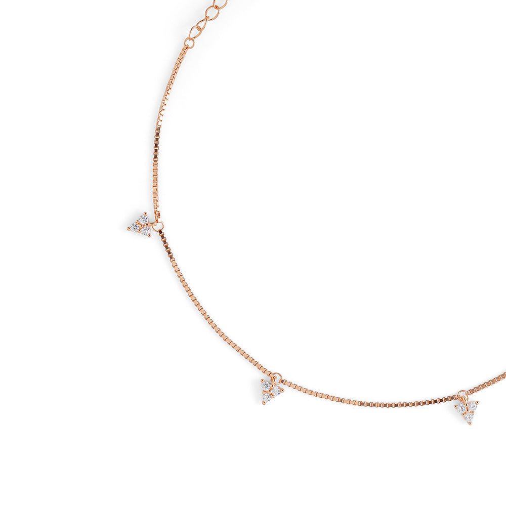 Triangle Drop Anklet