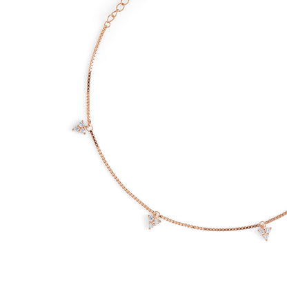 Triangle Drop Anklet
