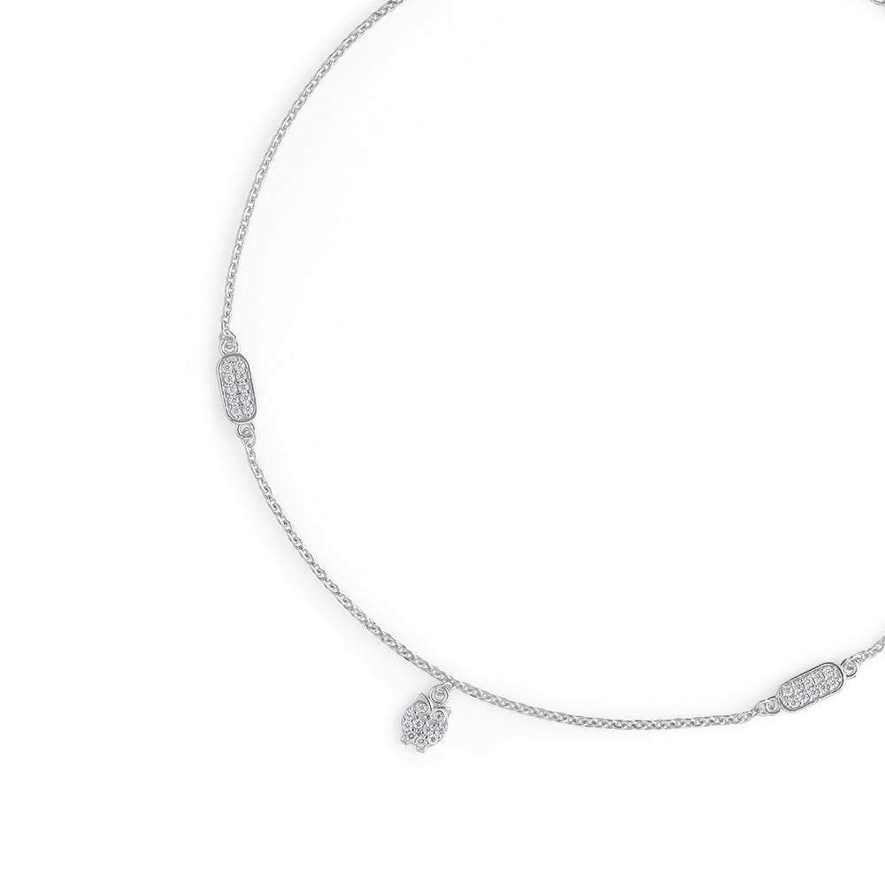 Owl Charm Anklet