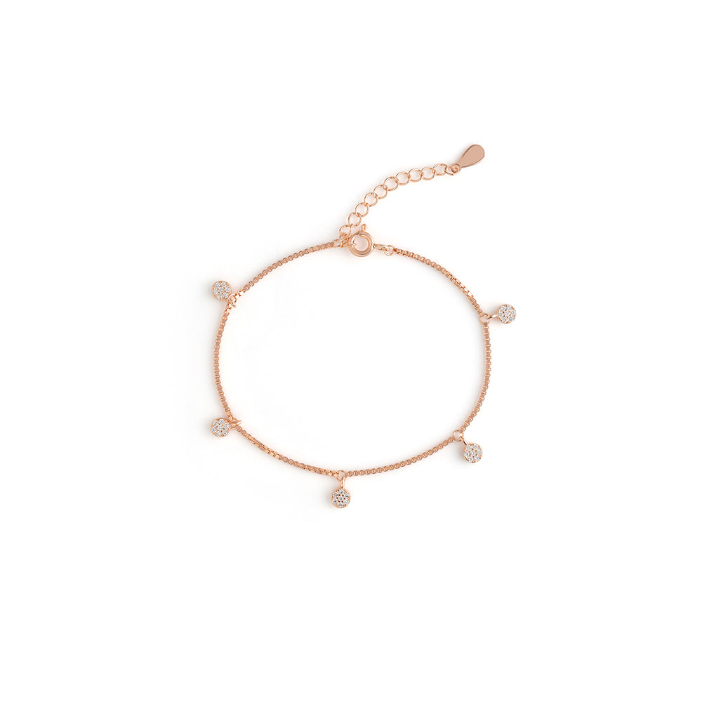 Floral Mini Drop Bracelet