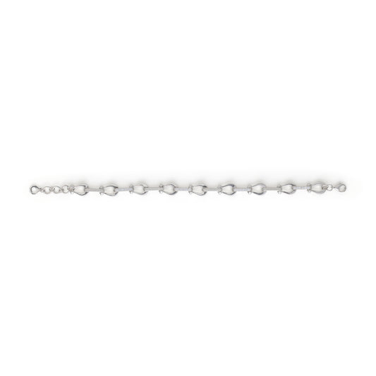 Horse-shoe Link Bracelet