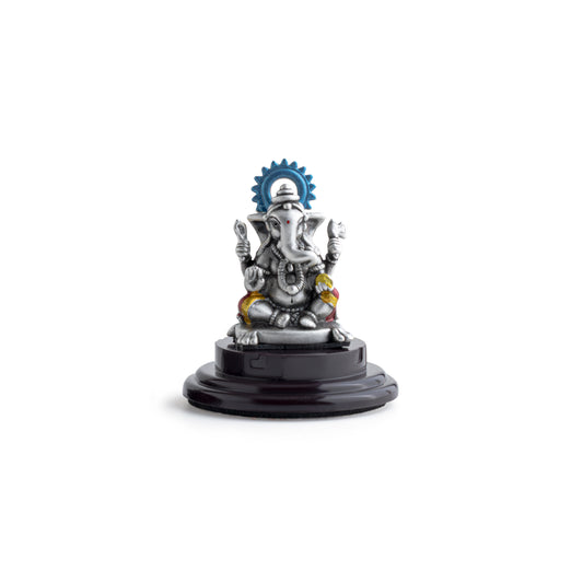 Antique Silver Ganesha Idol