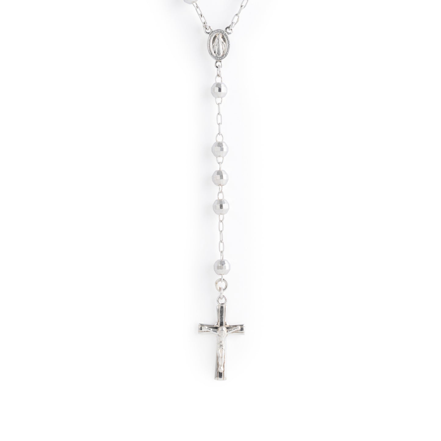 Jesus and cross rosary chain