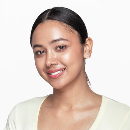 Floral mini drop earrings