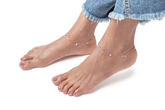 Triangle Drop Anklet