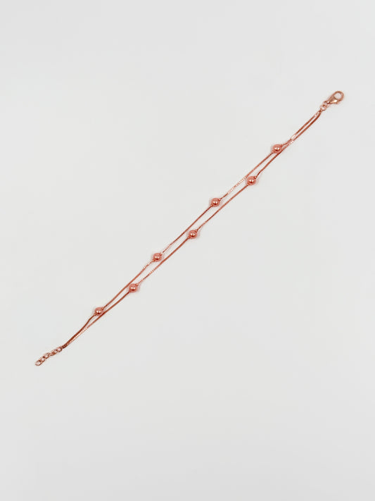 Rose pearl two layer Bracelet