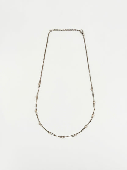 Two-line Pearl Necklace