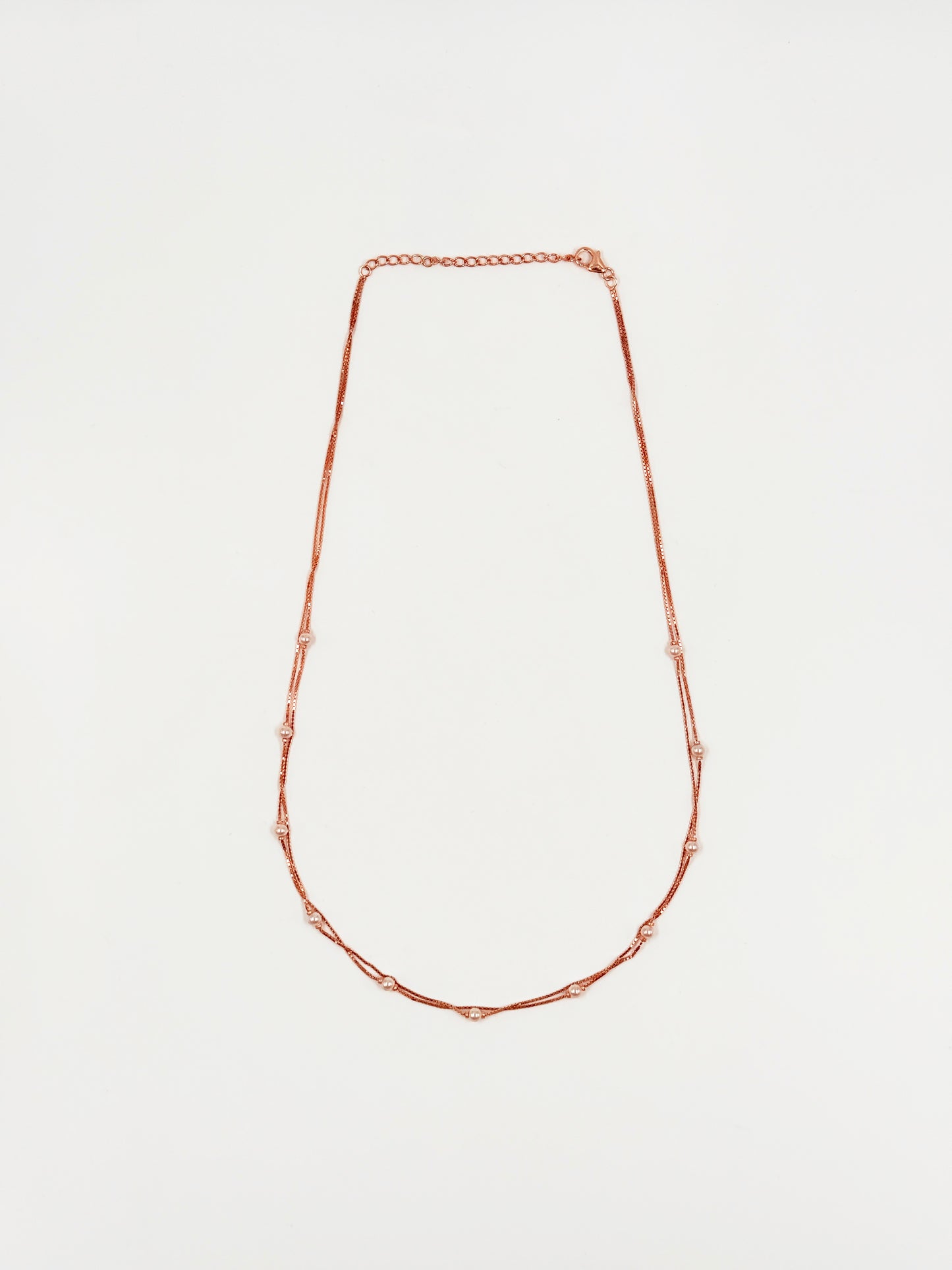 Two-line Pearl Necklace