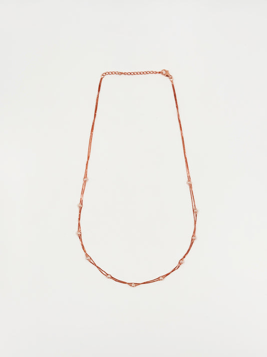 Two-line Pearl Necklace