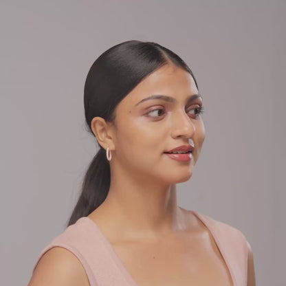 Bauble rounded hoops