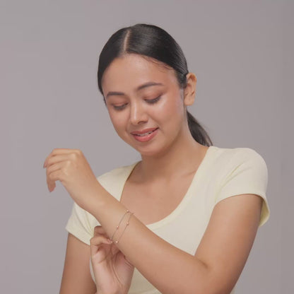 Rose pearl two layer Bracelet